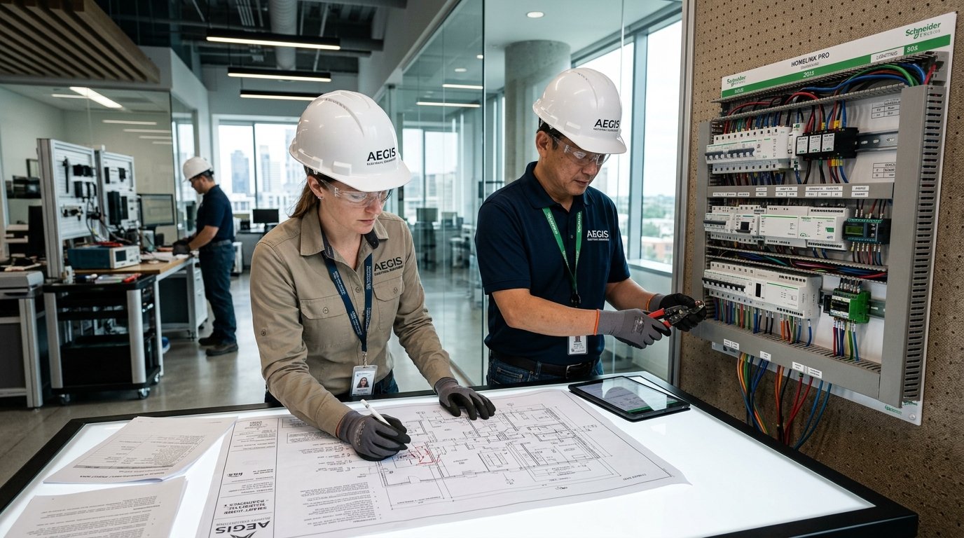 AL MIRQAB electrical contracting engineering team